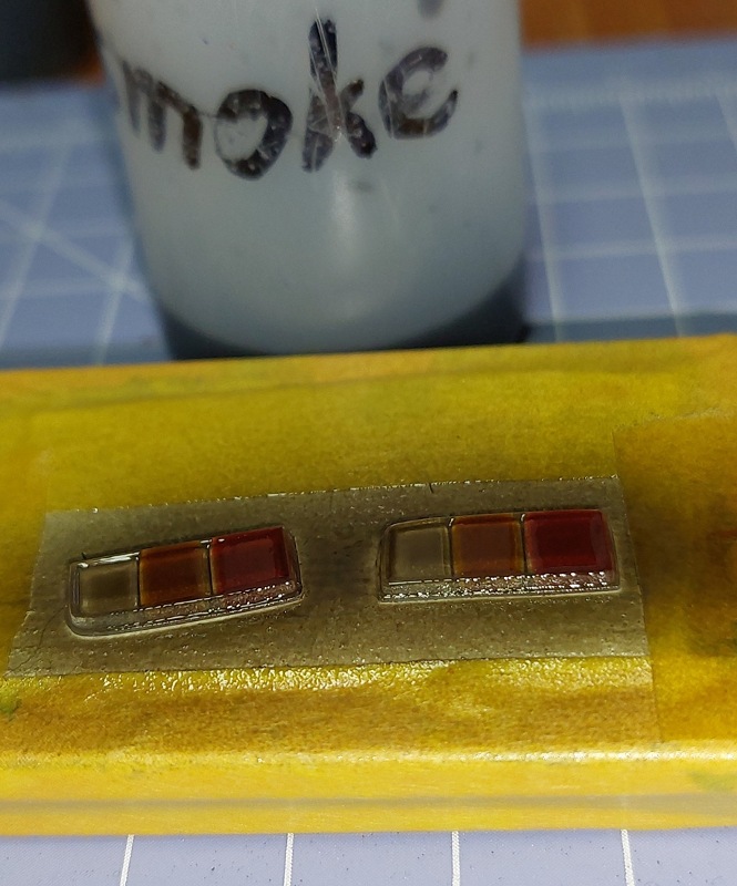 Bemalt und mit Tamiya Smoke überzogen