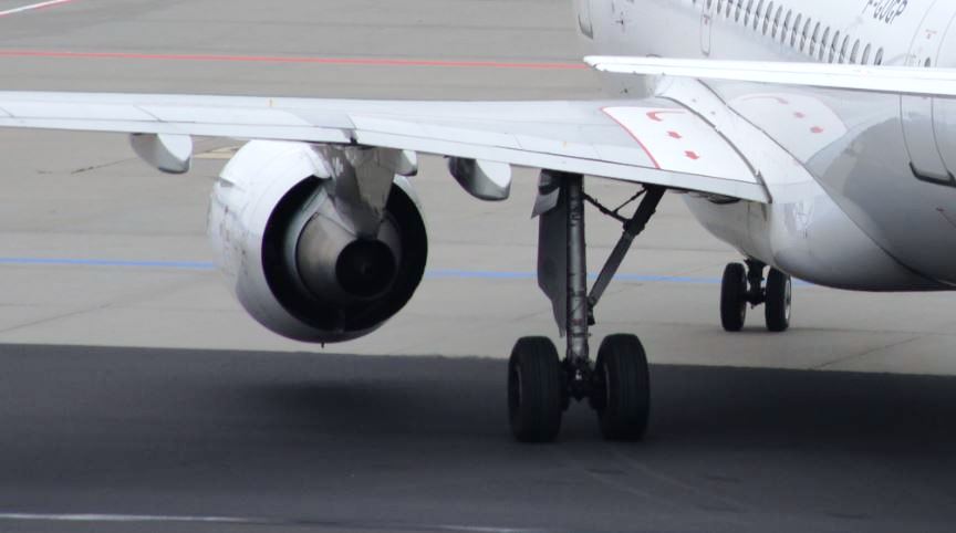 Eine Air France A318 in FRA