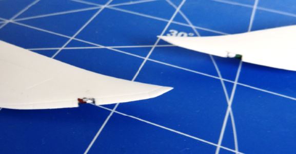 NAV &amp; Strobe Bemalung ohne Einrahmung und Decals. Die Positionslichter sollen als "ausgeschaltet" dargestellt werden.