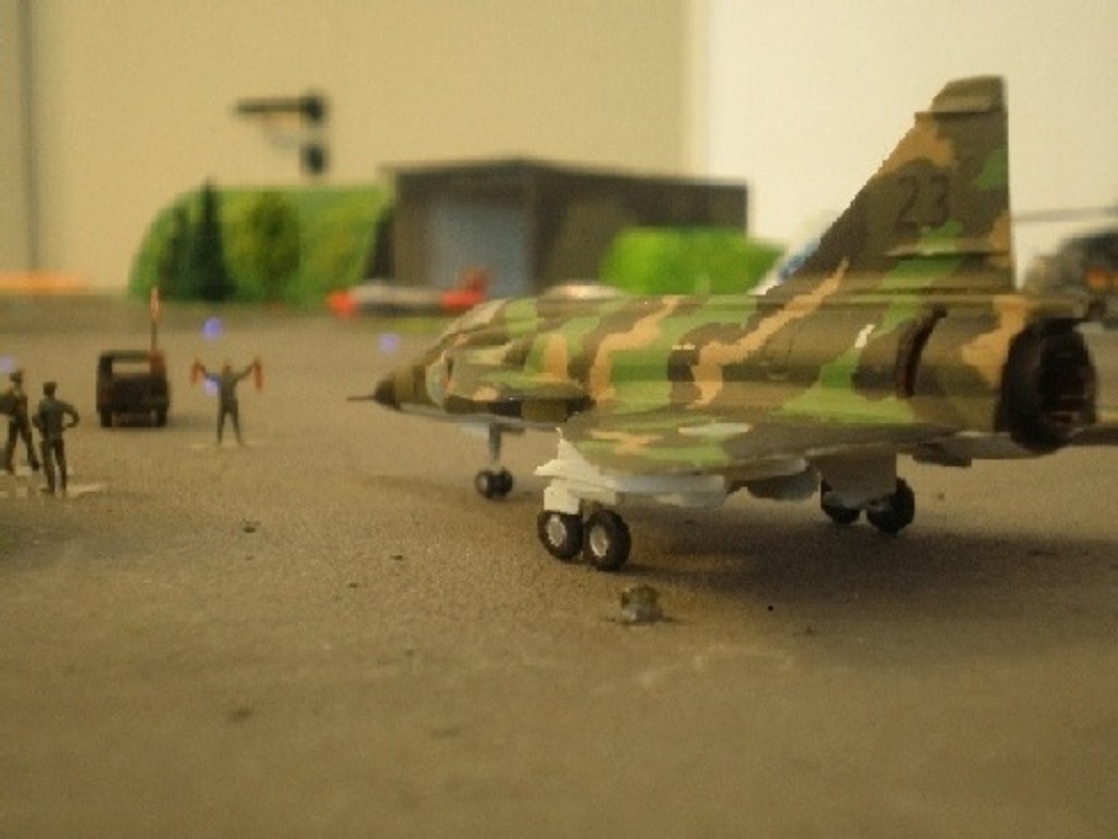 Gastbesuch ..Saab Viggen in Volltarnung