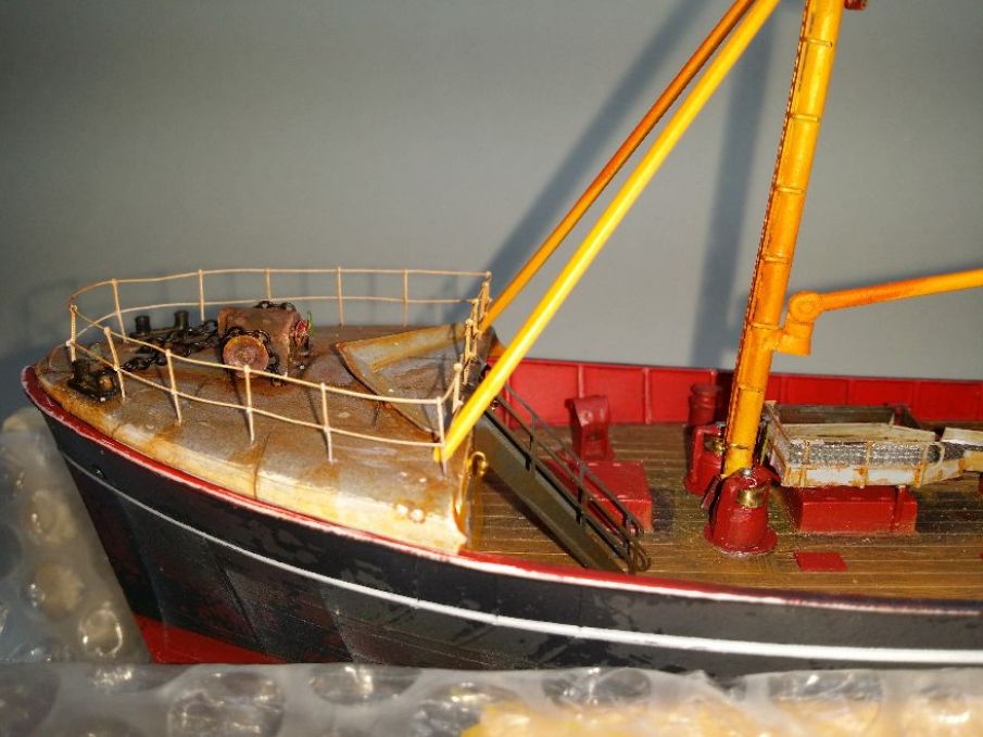 Gesamteindruck von Vordeck u. "Rutsche"