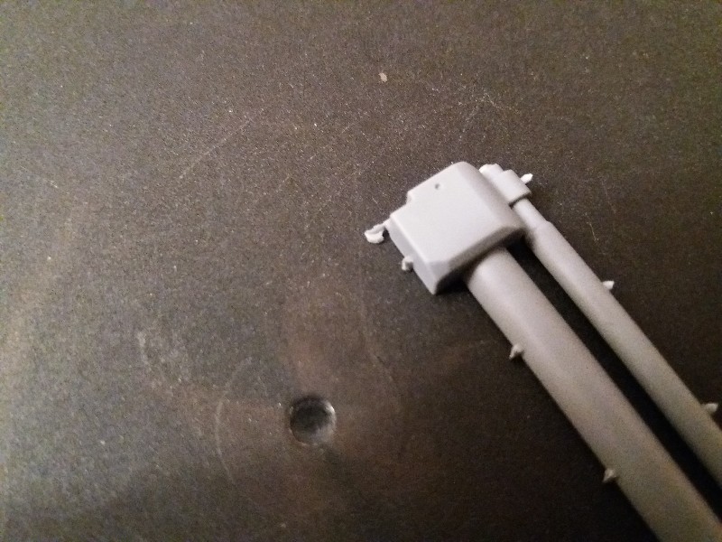 Hier auch die erste Fischhaut an den Teilen entdeckt... ich war zunächst unsicher ob das so sein soll  ;)