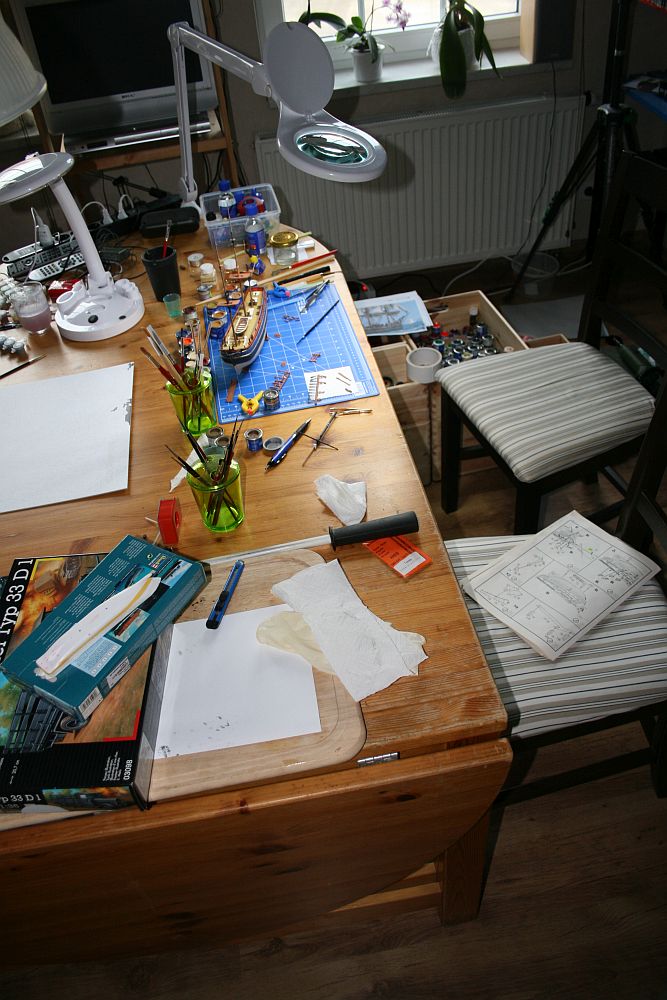 Wenn es interessiert, das ist mein Arbeitsplatz.