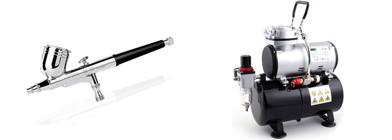 Fengda FE 130 Gun und Fengda FE 186 Kompressor