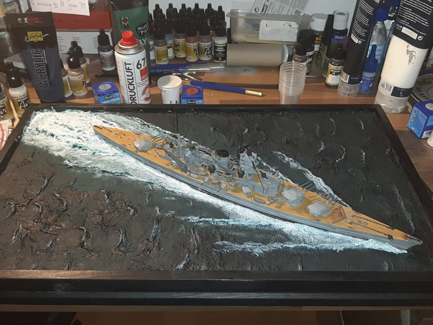 Draufsich von Steuerbord