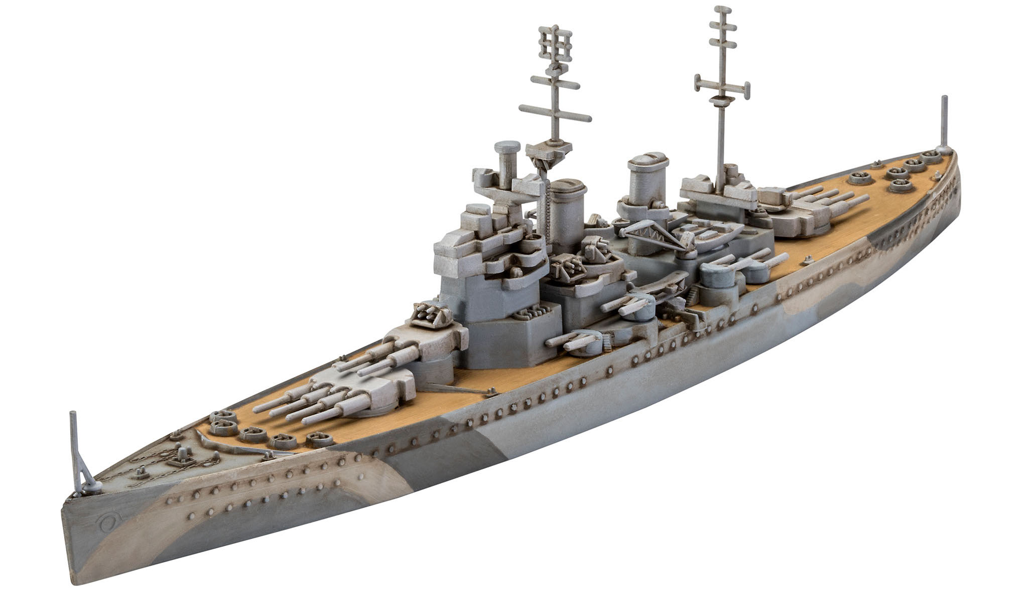 Zuerst der "Serviervorschlag" von Revell ;)