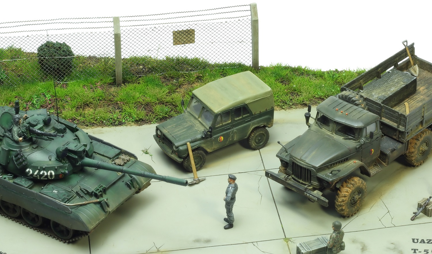 T-55 / Ural-375D / UAZ-469