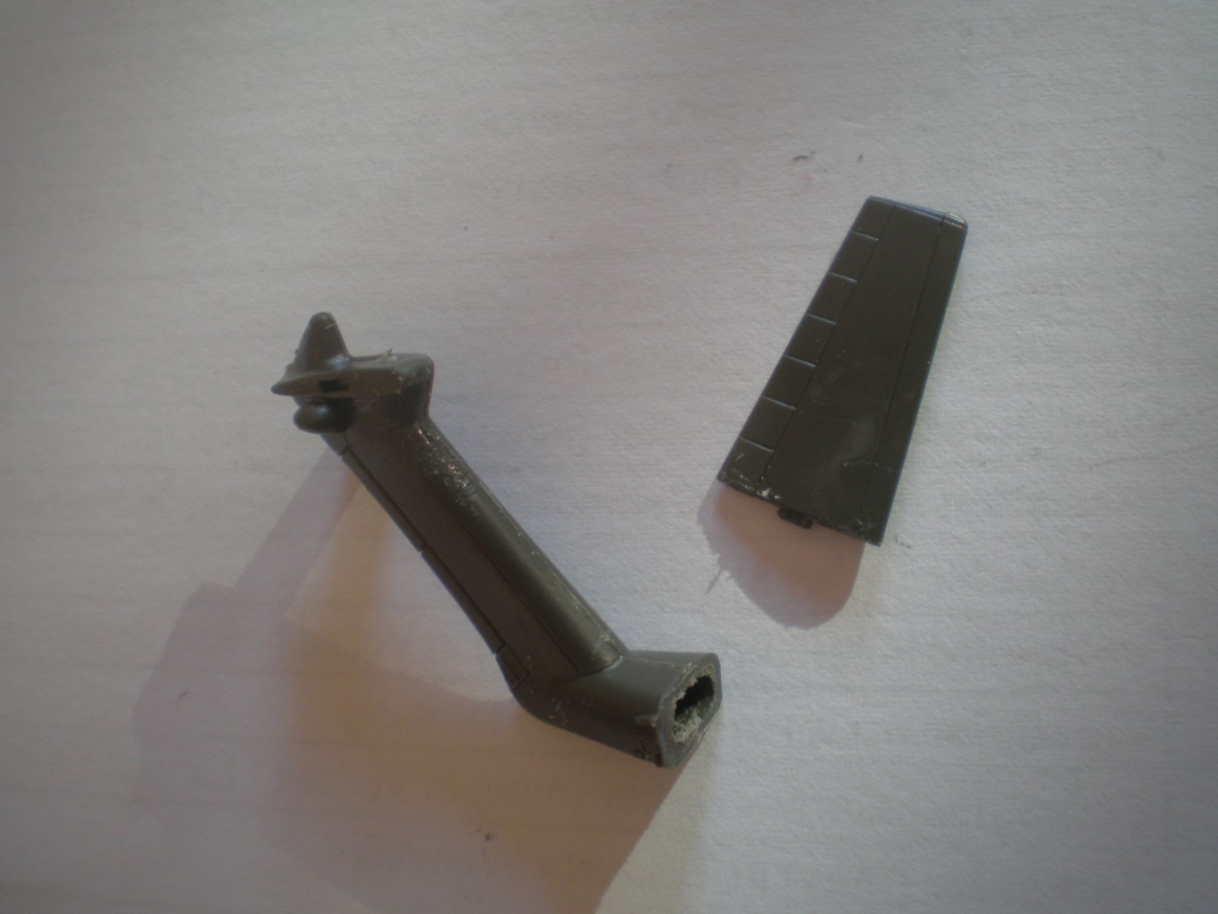 Abgetrennte Heckrotorhalterung zur späteren Darstellung