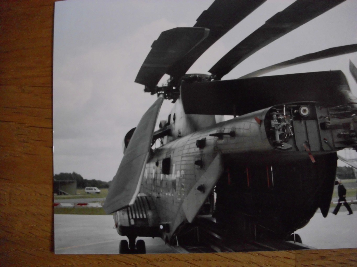 Ch 53 Rheine.Bentlage ohne Rotorblatt Halter