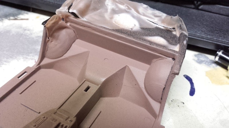 "Abkleben" mit Weißleim 2