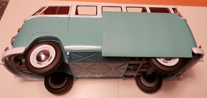 Verdeck mit Klarlack seidenmatt