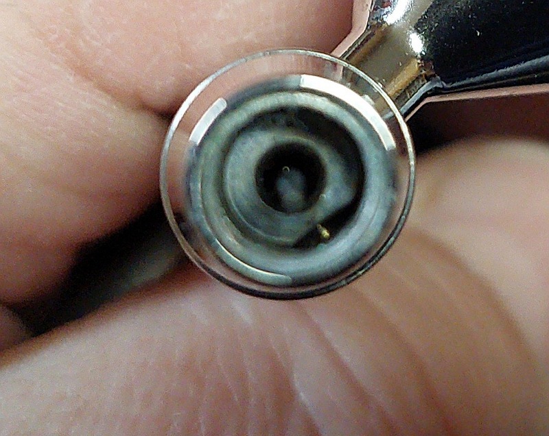 Unscharf, aber deutlich zu erkennen