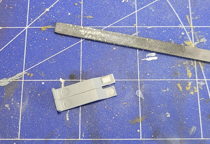 Ersatzteil auch dran, jetzt noch feilen