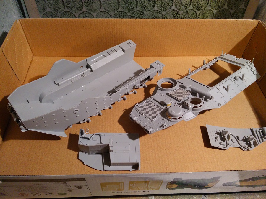 Ein Teil der vorgefertigten Baugruppen