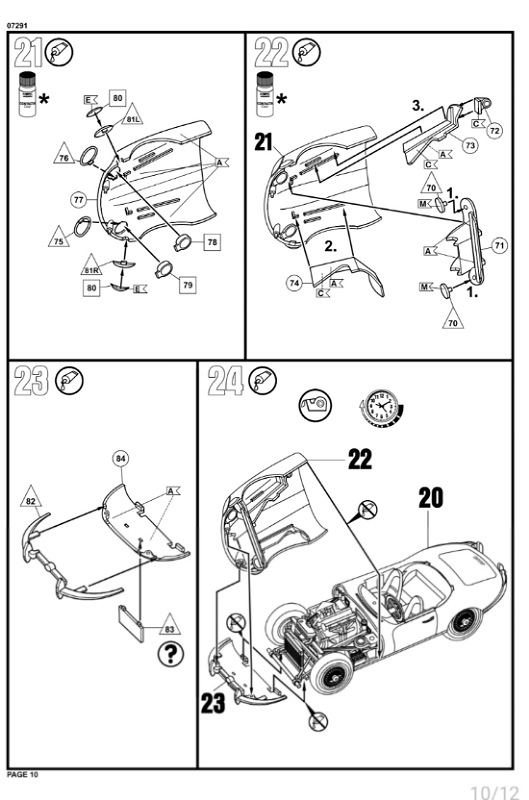 Planauszug Blinker vorn