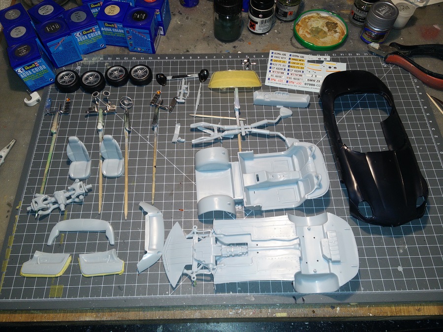 Der Zusammenbau der Baugruppen