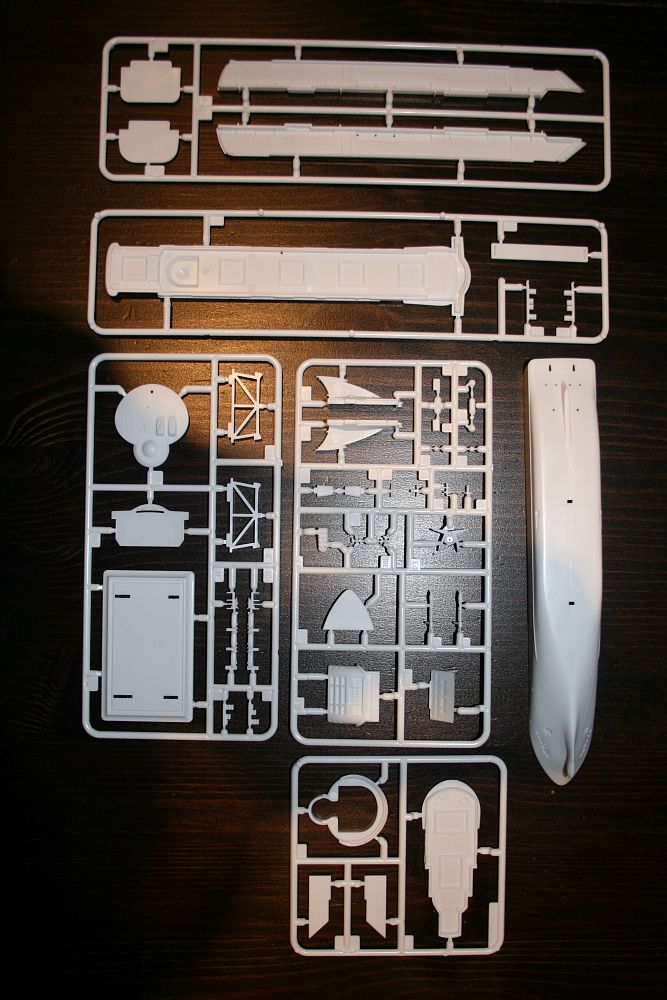 Der Bausatz ist sauber gegossen und für die Größe entsprechend detailreich.