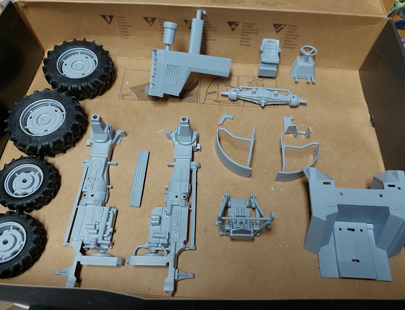 Alles ausgelöst, teilweise gesäubert und zusammengesetzt