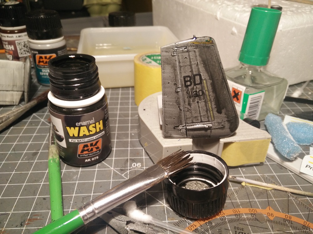 Aufbringen des Washings