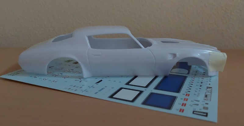 Erste Paßprobe Pontiac Firebird 1970