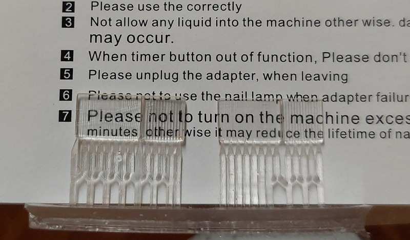 F erste Reihe Klarlack