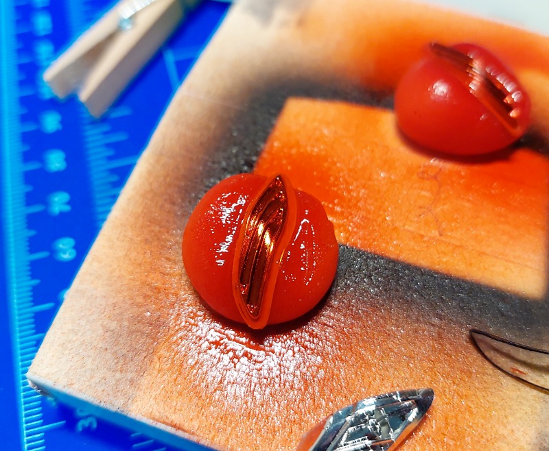 Bänder im Reflektor, Versuch