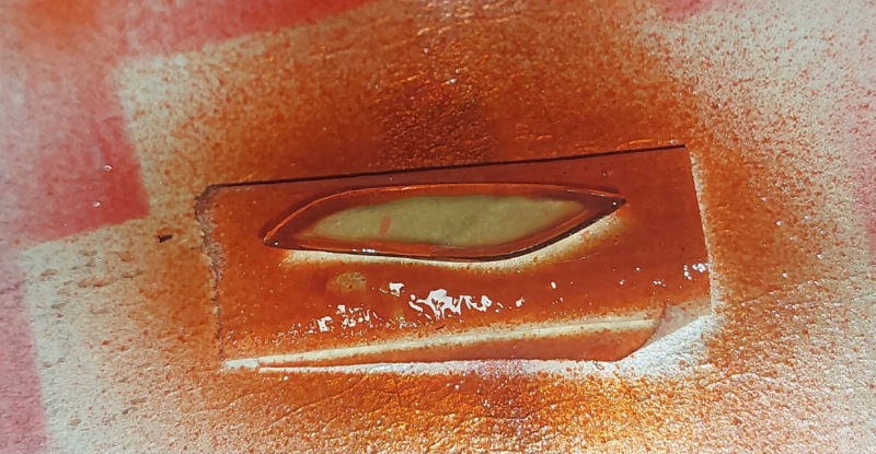 Glas-Rand mit Tamiya rot, Rest mit Tamiya smoke